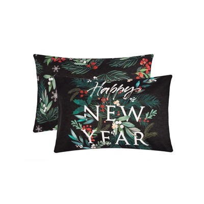 Комплект наволочек «Этель» New year, 50×70 см, 2 шт., бязь, хлопок 100%