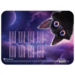 Настольное покрытие для труда 43х32 см "ИГРИВЫЙ КОСМОКОТИК" пластик НПА3-ИКК SchoolФормат