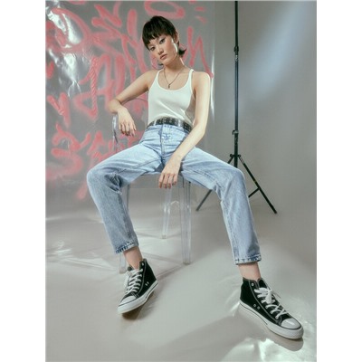 БРЮКИ ЖЕНСКИЕ ДЖИНСОВЫЕ 2025-1DTW402-1