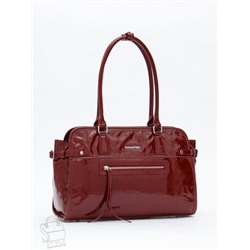 Сумка женская кожаная 8053Q wine red Polina&Eiterou  в Новосибирске