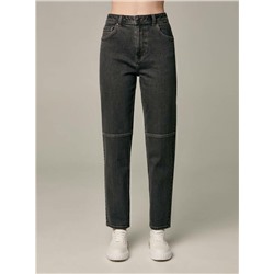 Mom Fit CONTE CON-591 Джинсы mom с высокой посадкой и горизонтальными швами