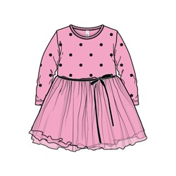 Платье трикотажное для девочек