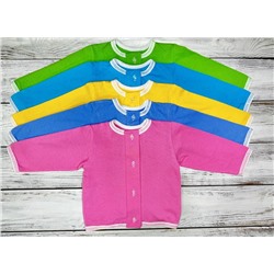 Кофточка планка однотонная д/рукав(кулирка)