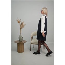 Женское офисное платье - сарафан Happyfox