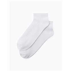 Носки мужские укороченные R&S, 3 пары, размер 40-44, белые