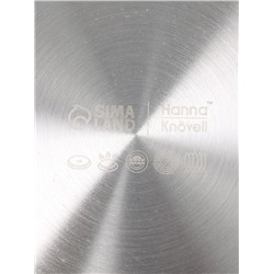 Сковорода 3Ply Hanna Knövell, d=22 см, h=5 см, толщина 2.2 мм, индукция, нержавеющая сталь