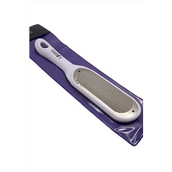 Mertz Тёрка педикюрная металлическая односторонняя A734, 26,5 см KRISTALLER, 1110203