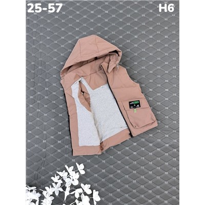 Жилет H6 коричневый