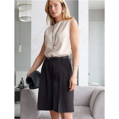 Шорты-бермуды из поливискозы