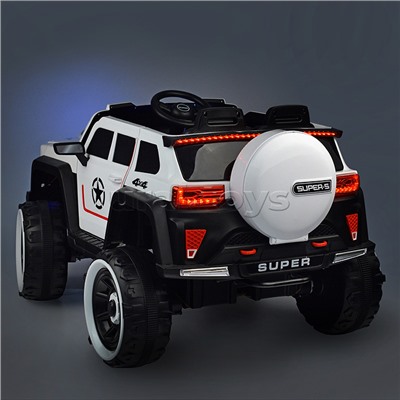 Электромобиль "Бархан" 12V7A с полным приводом, белый