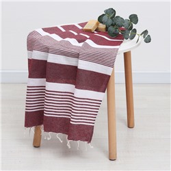 Полотенце - пештемаль пляжное LoveLife Resort, 75×170 см, бордовое