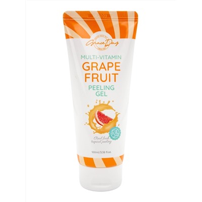 GRACE DAY - ПИЛИНГ-ГЕЛЬ ДЛЯ ЛИЦА С ЭКСТРАКТОМ ГРЕЙПФРУТА MULTI-VITAMIN GRAPEFRUIT PEELING GEL, 100 МЛ