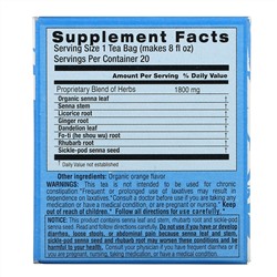 Triple Leaf Tea, Травяное слабительное, 20 чайных пакетиков по 36 г (1,27 унции)