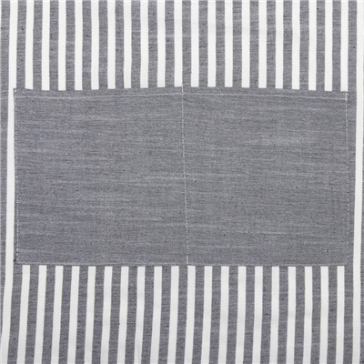 Фартук Этель «Полоса» цвет серый, 62×76 см, 50% хлопок, 50% п/э