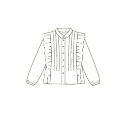 Блузка текстильная для девочек