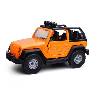 Конструктор "Джип сафари" с отверткой (свет,звук) в коробке