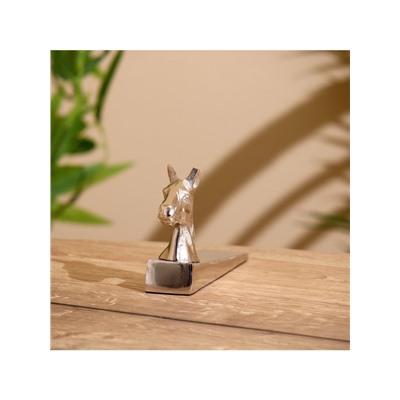 Стоппер дверной «Конь», 15×3.5×9 см, алюминий