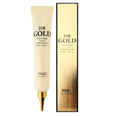 Крем для век с биозолотом, 24K Gold ANJО, 40 мл