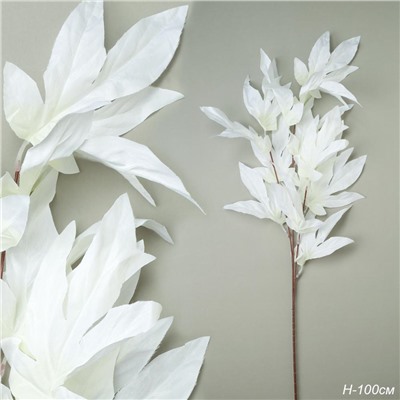 Цветок искусственный БЕЛЫЙ 95 см / ZHQ-21 /уп 200/