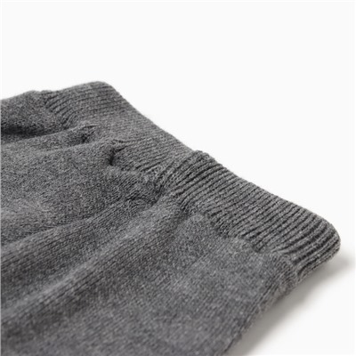 Брюки вязаные детские MINAKU: Knitwear collection, рост 74-80 см, серые