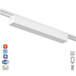 Светильник трековый ULTRA «Линия», светодиодный, 10 Вт, 48 В, 3000K-5700К, CRI90, 23×2.6×2.4 см, белый