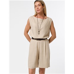 Шорты изо льна с вискозой