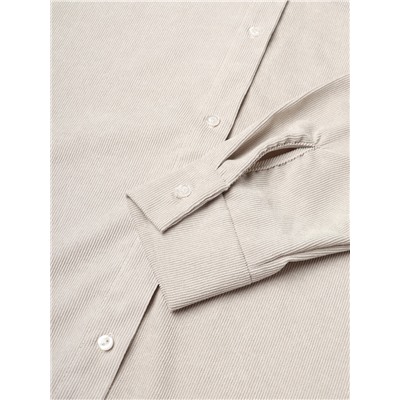 Рубашка женская MINAKU: Velvet Collection, размер 46, серо-бежевая