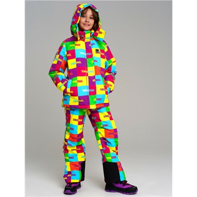 Комплект текстильный с полиуретановым покрытием для девочек: куртка, брюки