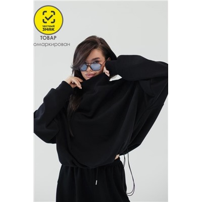 Худи оверсайз (Черный)