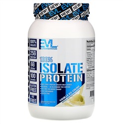 EVLution Nutrition, 100% изолят белка, ванильное мороженое, 726 г (1,6 фунта)