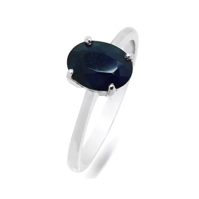 Кольцо из серебра сапфир корунд, SL-RIC51-1