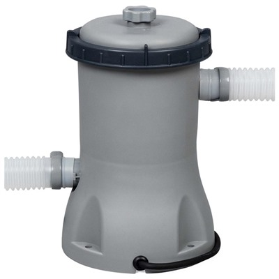 Бассейн каркасный Bestway Power Steel Swim Vista, 427×250×100, фильтр-насос, лестница, тент, 56714