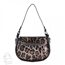 Сумка женская кожаная 98282 leopard coffee Velina Fabbiano-Safenta