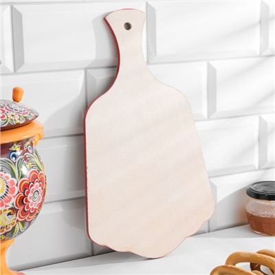 Доска разделочная деревянная хохлома «Ягодка», МИКС