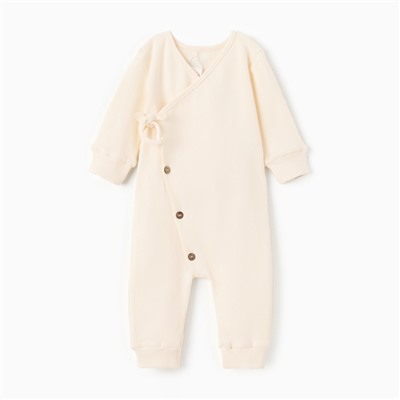 Комбинезон детский MINAKU: Basic Line BABY, рост 86-92, бежевый