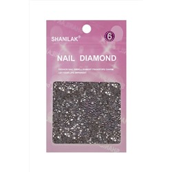 Nail Art Стразы для маникюра №6, серебристый KRISTALLER, 1107748