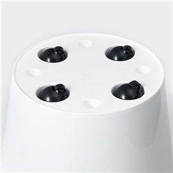 Кашпо для цветов со вставкой Rosemary, 16 л, d=33 см, белое