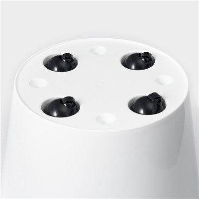 Кашпо для цветов со вставкой Rosemary, 16 л, d=33 см, белое