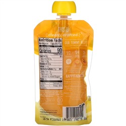 Happy Family Organics, Organic Baby Food, Stage 2, Clearly Crafted, 6+ Months, Bananas, Sweet Potatoes, & Papayas, 4 oz (113 g)