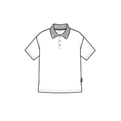 Джемпер трикотажный с воротником поло для мальчиков