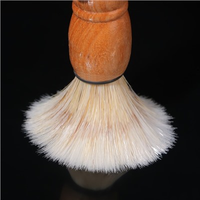 Помазок для бритья, деревянный, бежевый