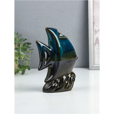 Подставка для благовоний TAKE IT EASY «Рыбка», набор благовоний конусы, стелющийся дым, 6.7×5.1×4.3 см