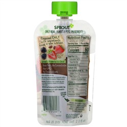 Sprout Organic, Baby Food, 6 Months & Up, Mixed Berry Oatmeal, 3.5 oz (99 g)