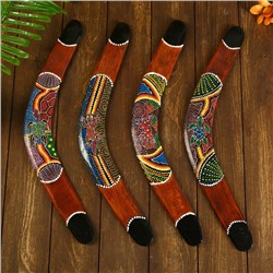 Сувенир Бумеранг «Цветная волна», 50×6×1 см