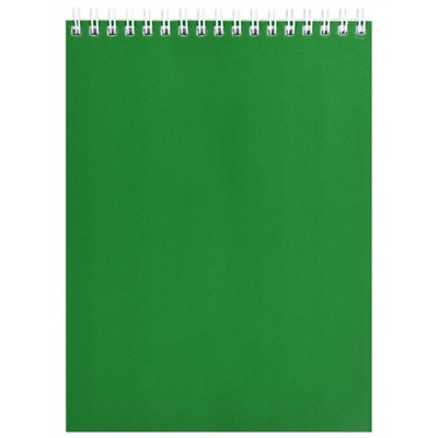 Блокнот на спирали А5 50л клетка "ЗЕЛЕНЫЙ" LTMNBA5-50 LITE