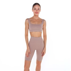 Топ спортивный женский Little Secret, бежевый, размер 44 (M)