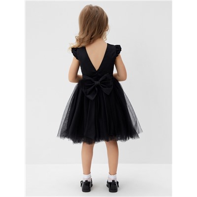 Платье нарядное для девочки MINAKU: PartyDress, рост 98-104 см, чёрный