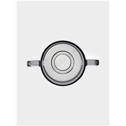 Бульонница Paşabahçe «Грей», 480 мл, стекло, с ручками, серая