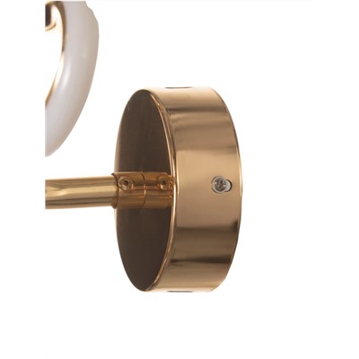 Бра настенное BayerLux Valentina, 14 Вт, LEd, 4000-6000К, золото, 25×25×13 см