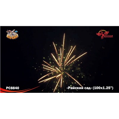 Фейерверк РС8840 Райский сад (1,25" х 100)